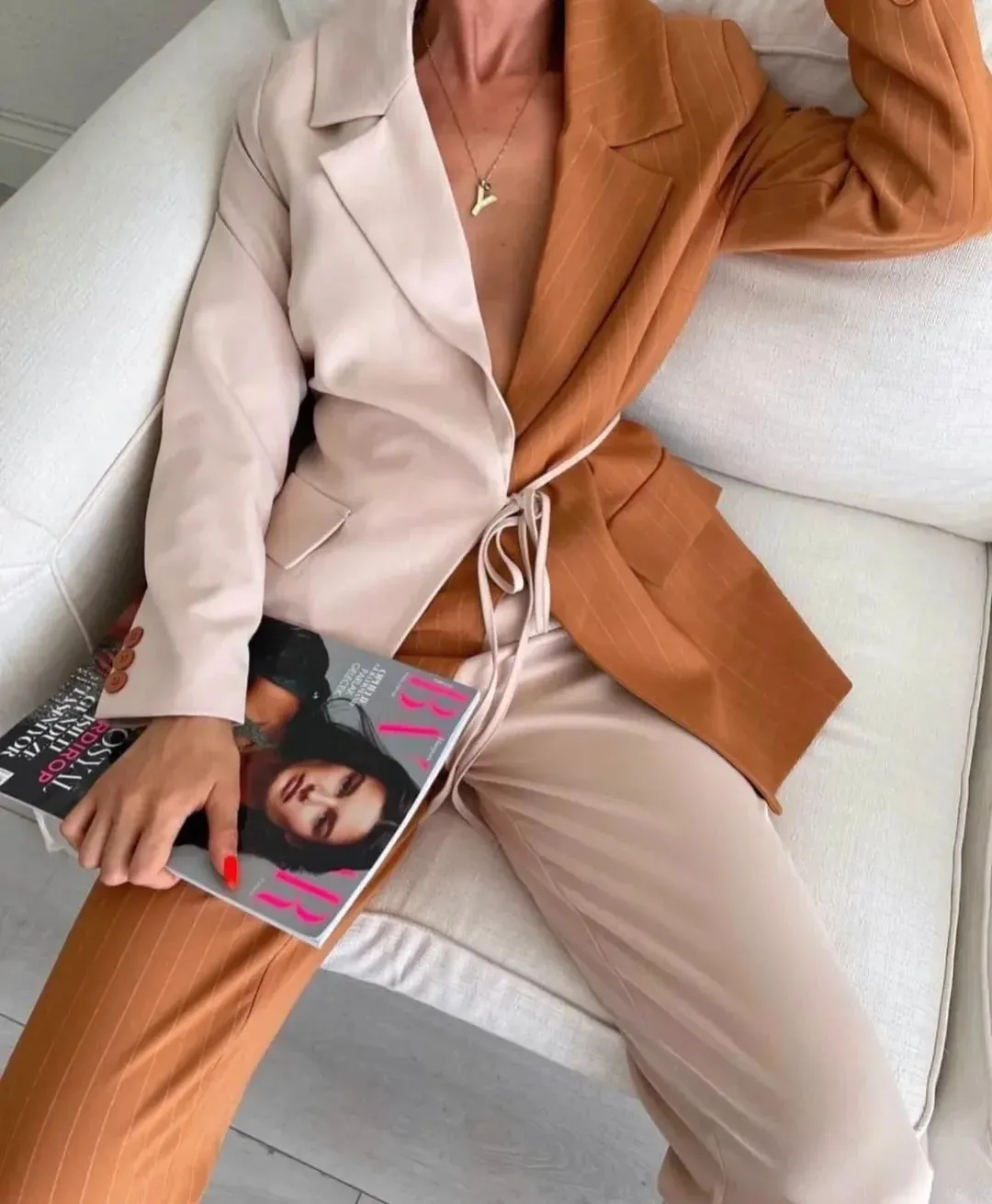 Δίχρωμο κοστούμι