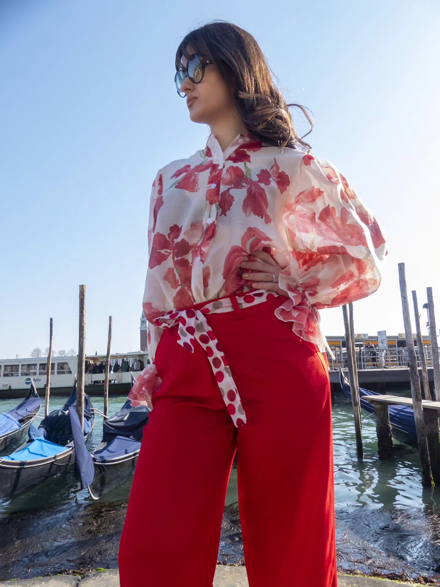 Παντελόνι με πουά κορδέλα - Image 6