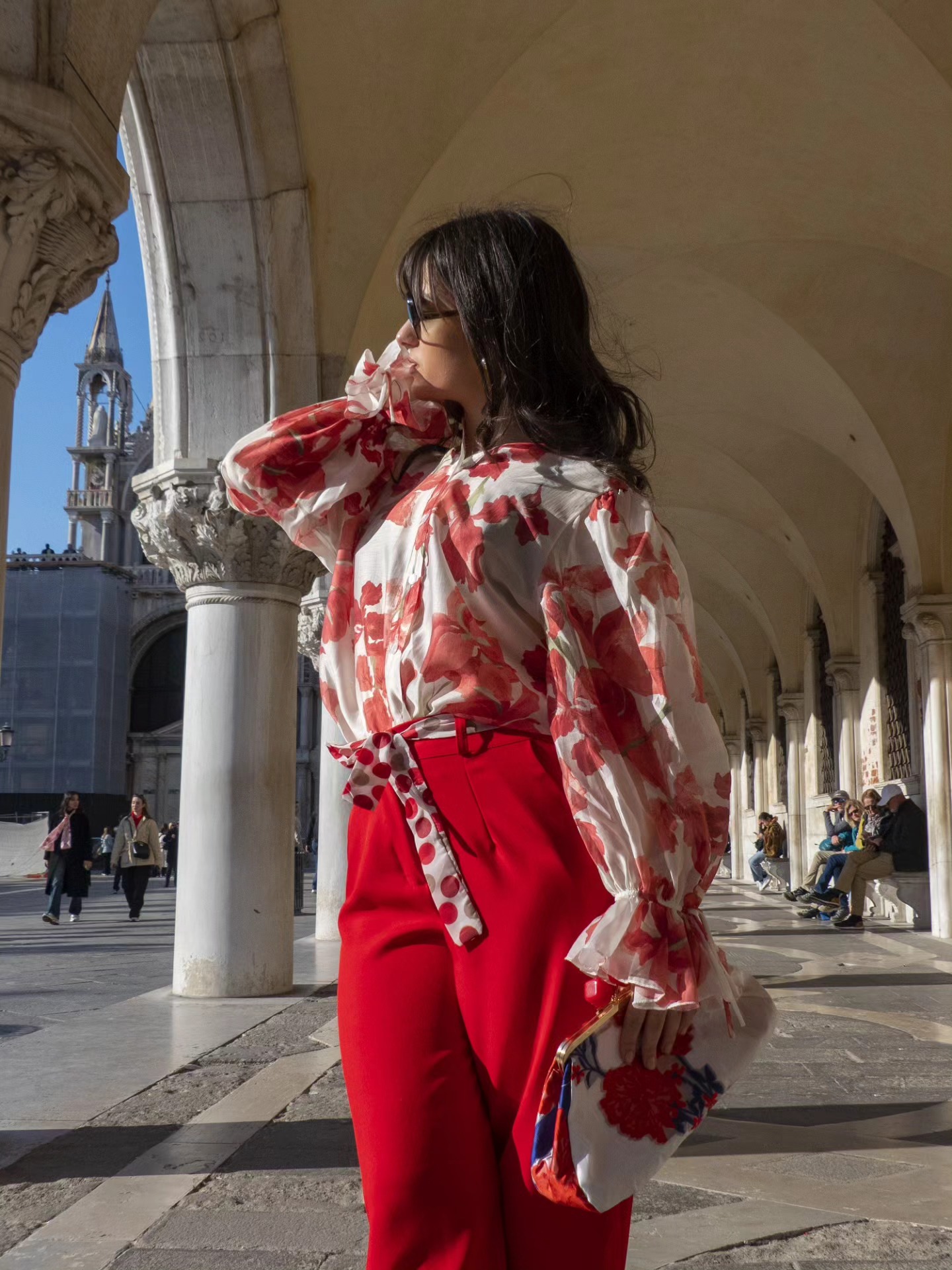 Παντελόνι με πουά κορδέλα - Image 4