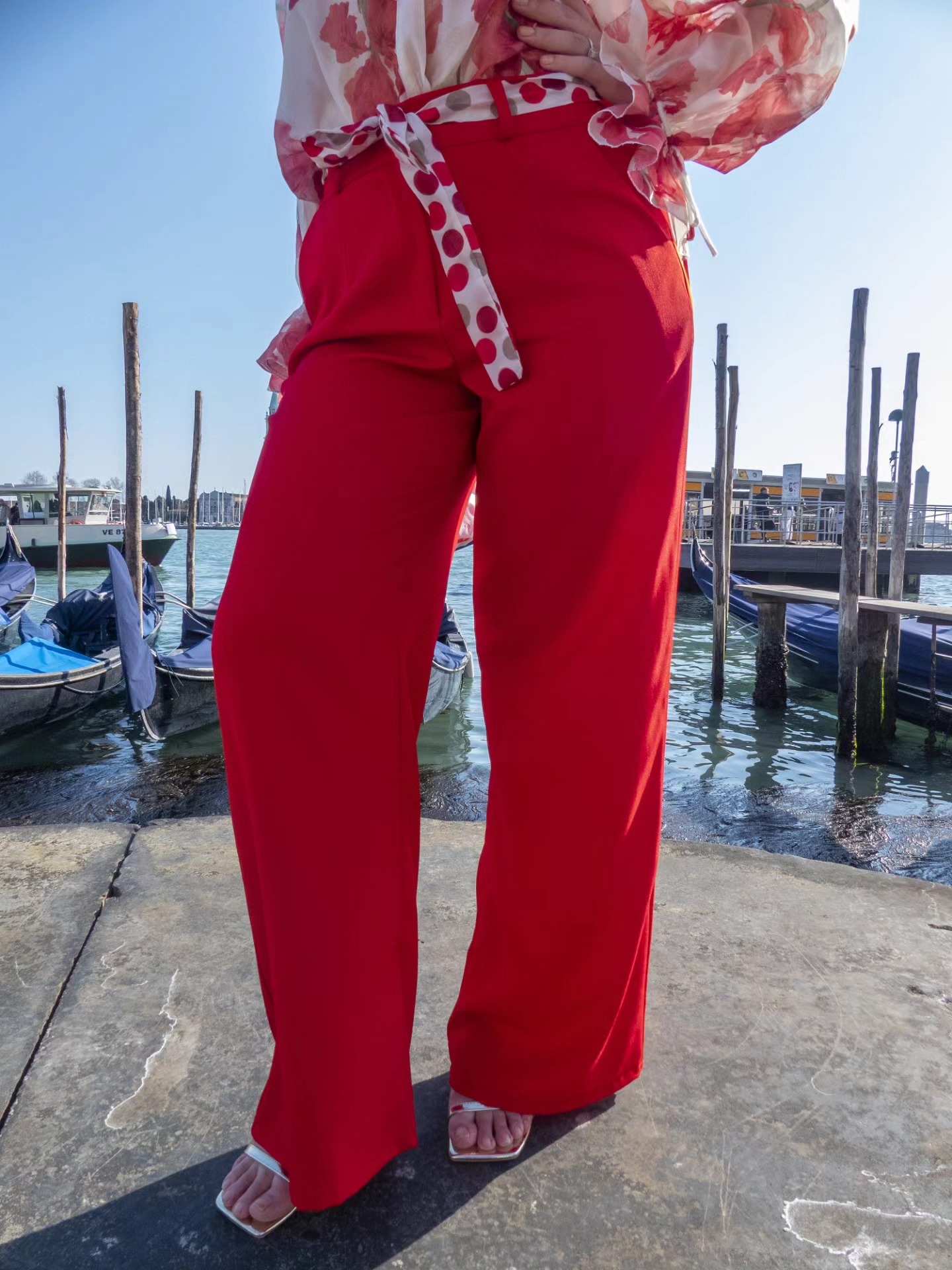 Παντελόνι με πουά κορδέλα - Image 2